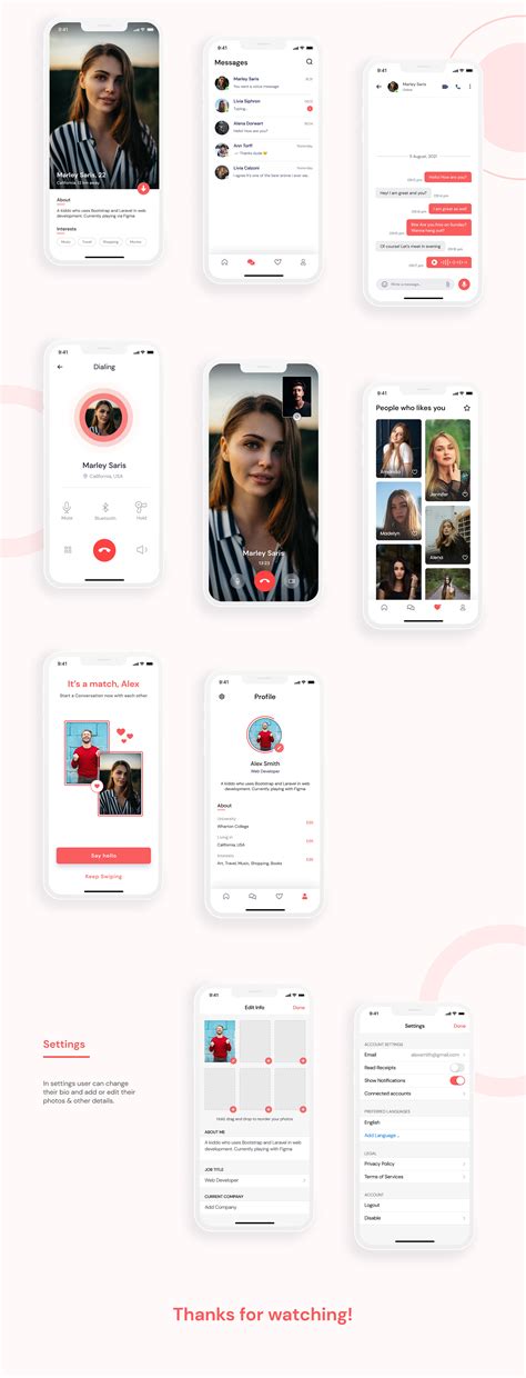 Dating App Ui Design On Behance