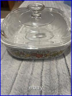 Vintage Corning Ware Spice Of Life La Marjolaine A B Casserole Dish