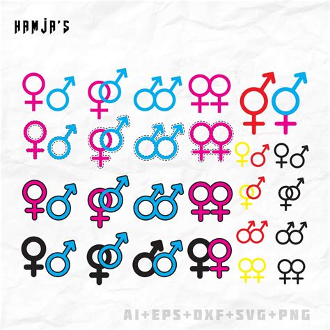 Gender Symbols Svg Icon Svg Symbol Svg Male Female Symbol Svg Cut Files Cricut Silhouettesvg