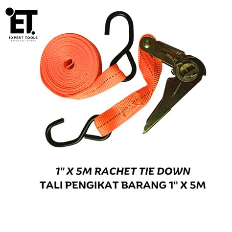 1 Ton Goods Strap Rachet Tie Down 1 X 5 M Ratchet Cargo Strap