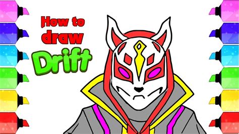 How To Draw Drift From Fortnite Fortnite Drawing Drift Battle