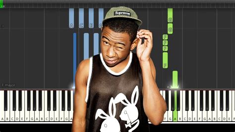 Tyler The Creator Earfquake Synthesia Piano Tutorial Youtube