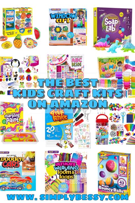 The Best Kids Craft Kits on Amazon - Simply Bessy | Crafts for kids ...