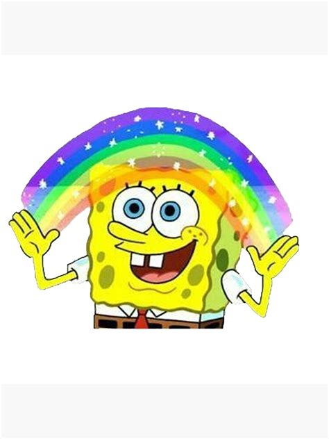 Bob Esponja Arco Iris - Póster «Bob Esponja Pegatinas Estéticas Del Arco Iris» de nmthszofi ...