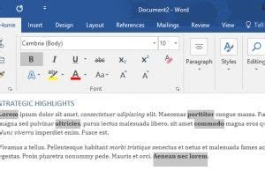 How To Select All Text With Similar Formatting In Microsoft Word