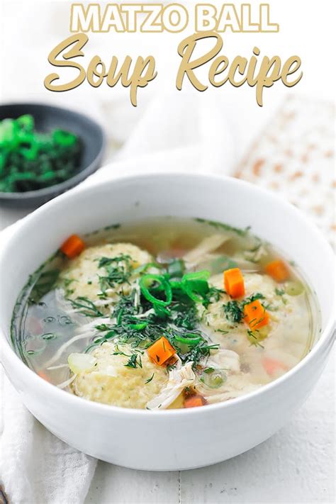 Matzo Ball Soup Recipe - Chef Billy Parisi