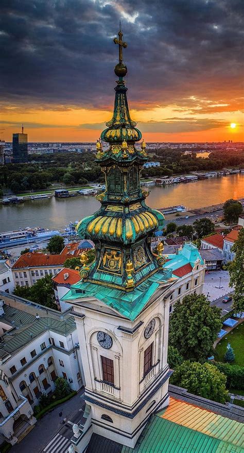 Beograd Amor Cielo Iglesia Paisajes Srbija Fondo De Pantalla De