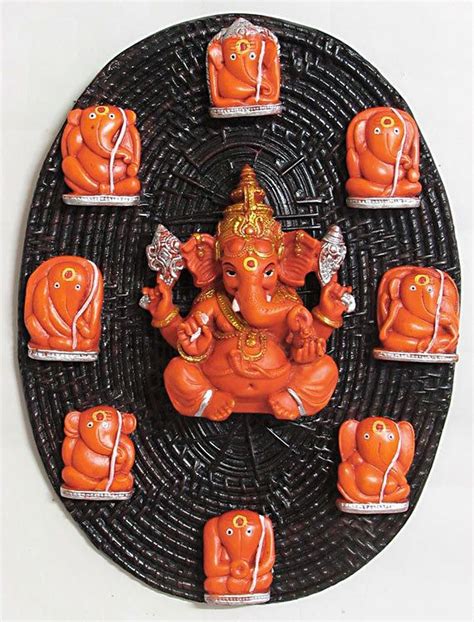 Ashtavinayaka Eight Form Of Lord Ganesha Wall Hanging Shri Ganesh