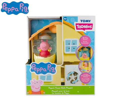 Tomy Toomies Peppa Pig Peppa S House Bath Playset Catch Au