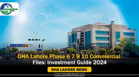 Dha Lahore Commercial Files Price Investment Guide April