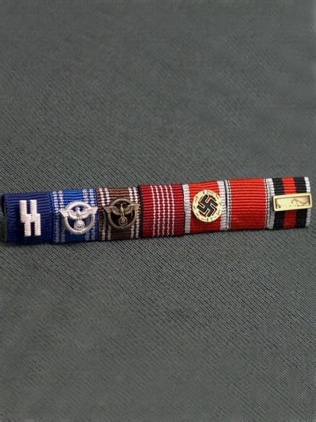 Replica Of Heinrich Luitpold Himmler S Ribbon Bar 7r For Sale