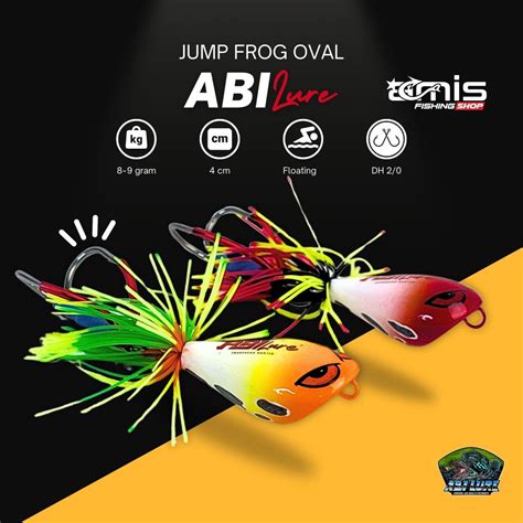 Jual Jump Frog Oval Abi Lure Umpan Casting Gabus Killer Kayu Shopee