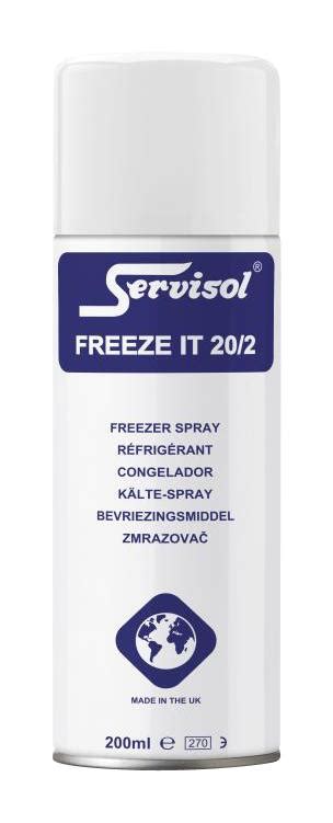 33204 Servisol Freezer Spray Aerosol Can