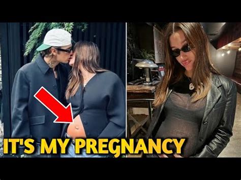 Hailey Bieber Addresses Critics Who Mocked Her Pregnancy It S My