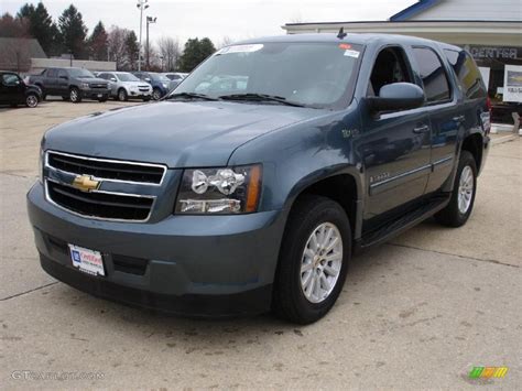 2009 Blue Granite Metallic Chevrolet Tahoe Hybrid 4x4 27544287 Photo