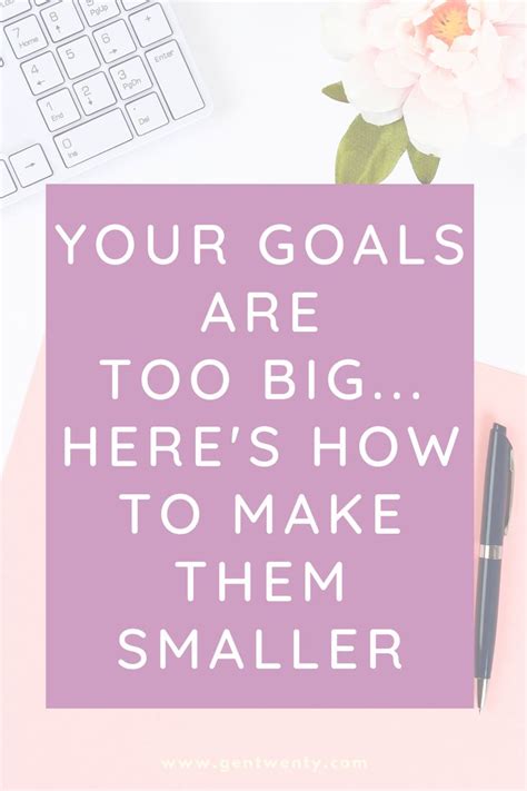 Micro Goals: How Little Goals Can Make a Big Difference | Goals, How to ...