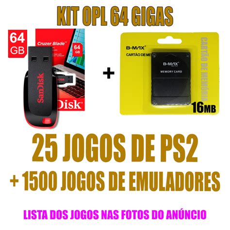 Memory Card Opl Pendrive Gb Shopee Brasil