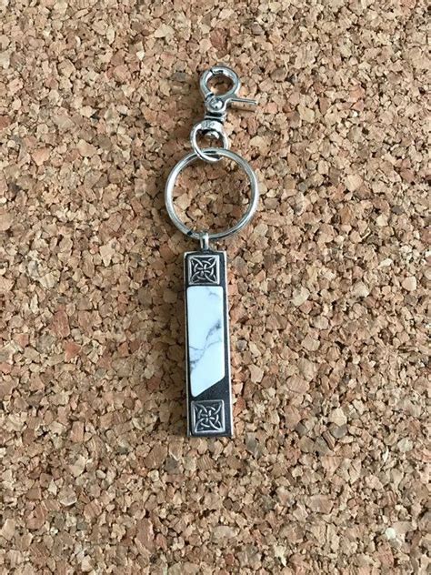 Key Chains For Women Stone Keychain Boho Keychain Wedding Etsy Tile