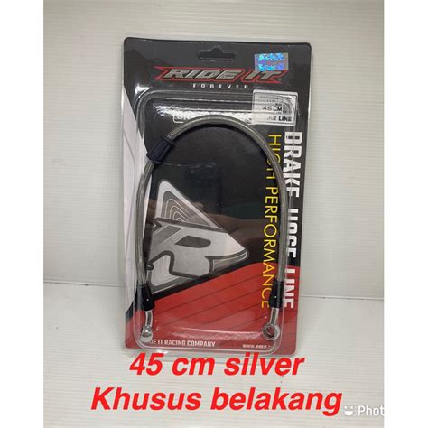 Jual Selang Rem Ride It Racing Ukuran Cm Cm Cm Cm Serat Karbon