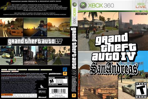 Grand Theft Auto IV San Andreas Xbox 360 Cover by undertak3r487 on ...