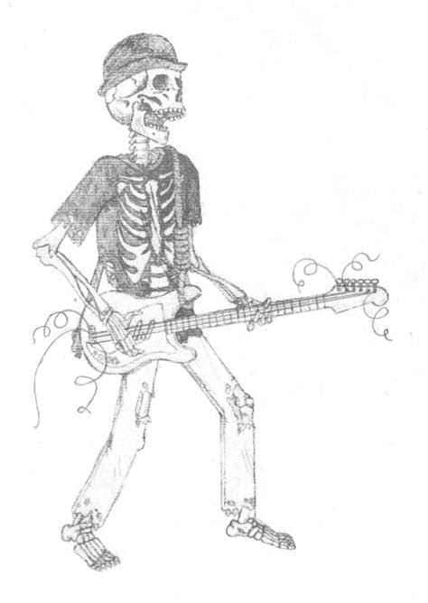 Skeleton Playing Guitar By Tomcraine On Deviantart