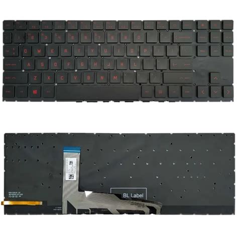 Cbtx Hp Omen Ek Ek Nr En En Dx Tpn Q Laptop Klavye