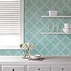 Wallpops Nu Slate Blue Quatrefoil Peel And Stick Wallpaper