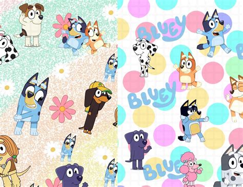 Bluey T Wrapping Bluey Wrapping Paper Bluey Digital Paper Etsy Ireland