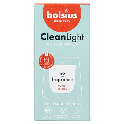 Bolsius Navulling Clean Light Pack 2 Zero Per Doos 1 St