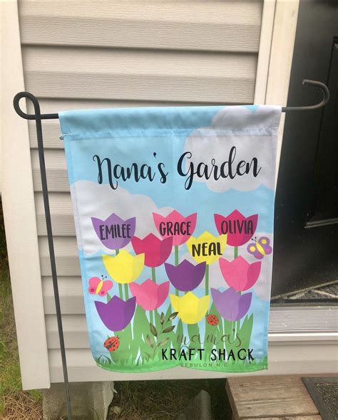 Personalized Yard Flags Custom Names Garden Flag Personalized Flags