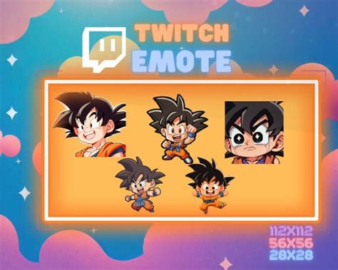 Goku Twitch Emote Etsy Australia