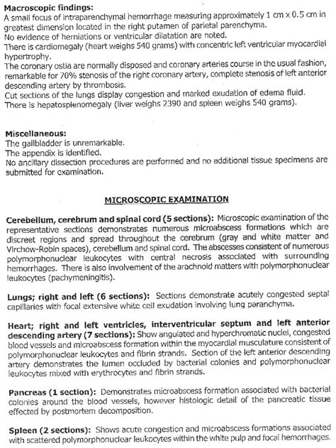 Case 4: Autopsy