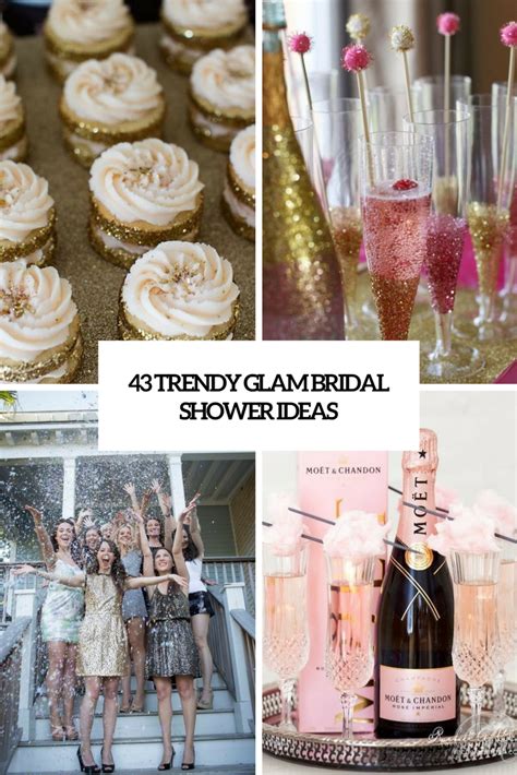 43 Trendy Glam Bridal Shower Ideas Weddingomania