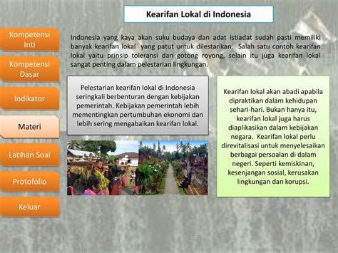 Soal Kearifan Lokal Sosiologi Sinau