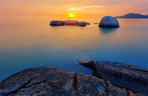 Sea Stones Sunrises And Sunsets Rare Gallery Hd Wallpapers