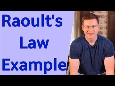 Raoult S Law Definition Overview Expii