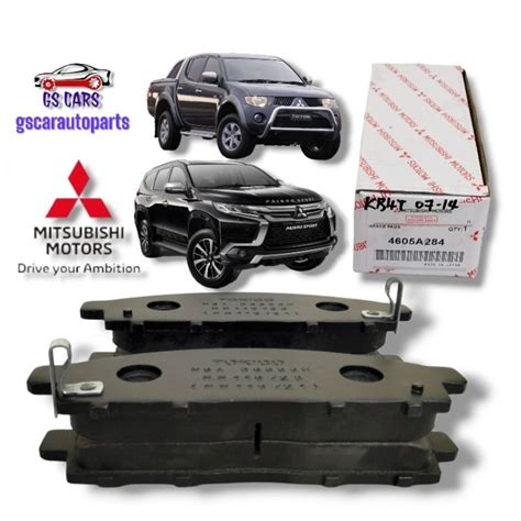 Pcs Set Mitsubishi Front Brake Pad Triton Ka T Kb T Vgt Pajero