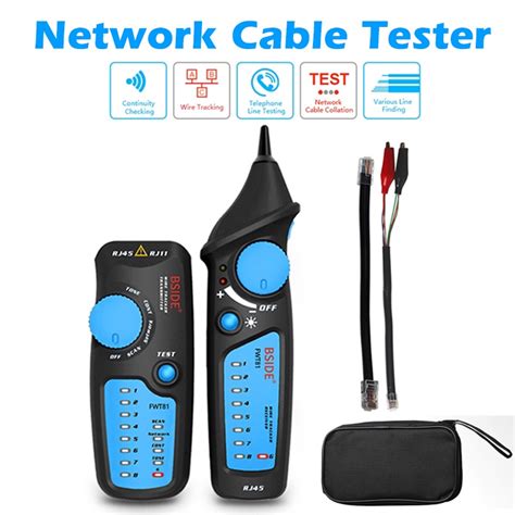 BSIDE Network Cable Tester RJ11 RJ45 Line Finder Telephone Wire Tracker