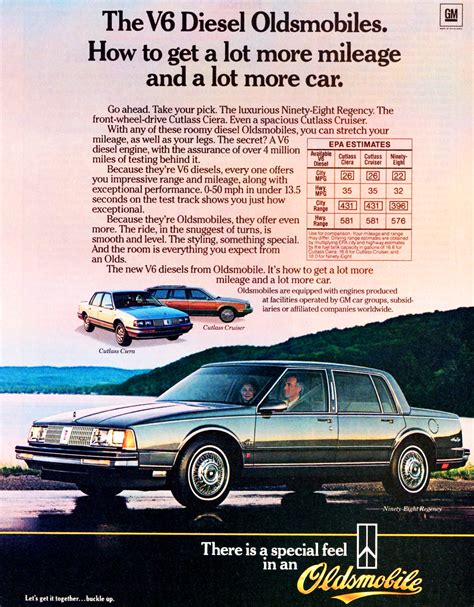 1985 Oldsmobile 98 Diesel Ad Classic Cars Today Online