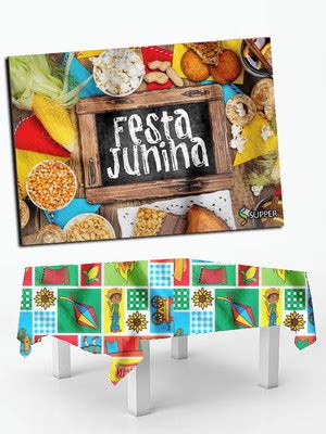 Kit De Painel E Toalha De Mesa Arraia Festa Junina Compre Produtos