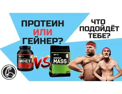 Гейнер или протеин для набора мышечной массы? Что лучше для худых ...