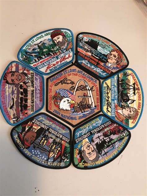 Greater St Louis Area Council National Jamboree Patch Set