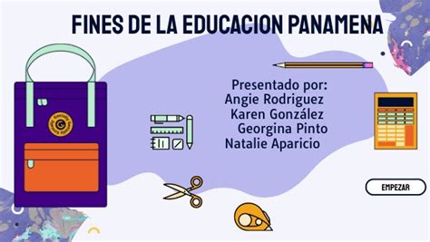 Fines De La Educacion Panamena