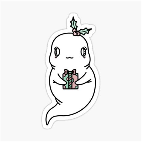 Ghost Of Christmas Present Sticker For Sale By Kirstykartoons Redbubble