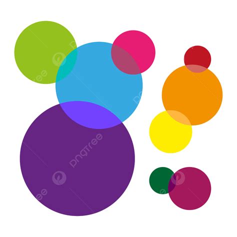 Colorful Circles Color Background Abstract Liquid Concept Decoration Png And Vector With