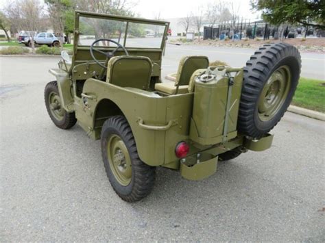 Willys Mb Jeep Wwii Military For Sale