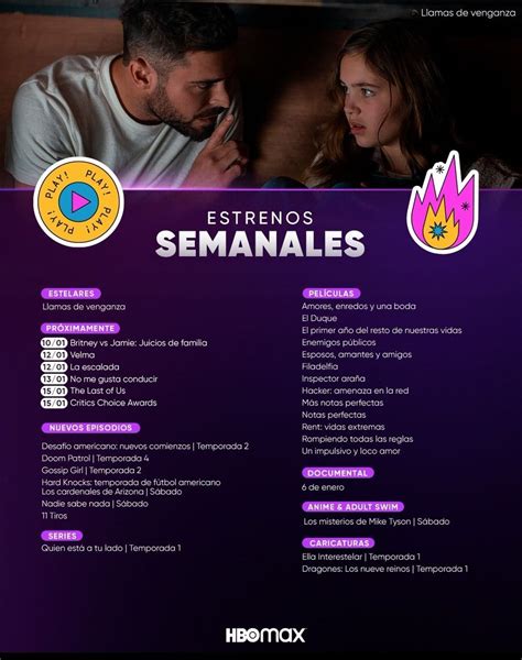 HBOMAXNewsLA On Twitter Los Estrenos De La Semana Disponibles Ahora