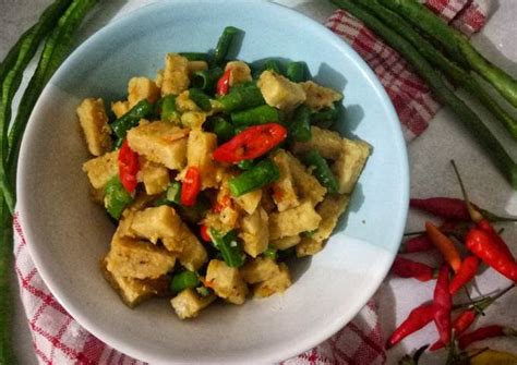 Resep Oseng Kacang Panjang Tempe Gembus Oleh Nancy Johan Cookpad