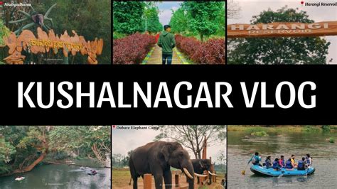 Kushalnagar Vlog Nisargadhama Harangi Reservoir Dubare Elephant