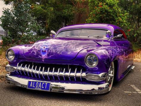 1949 Mercury Sled This Old Car Is Super Smokin Hot In Purple With